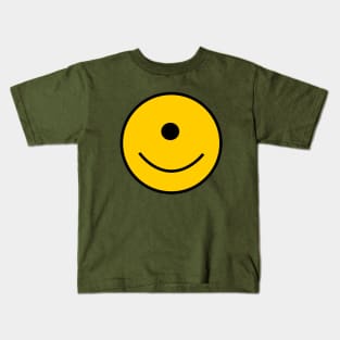 Cyclops Smilie Face Kids T-Shirt